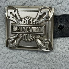 Harley-Davidson Belt Buckle 97795-07V Nemesis Metal w/ 97660-07VM Size 36 Belt
