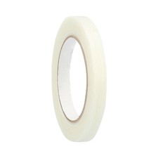 72 Rolls, Clear Filament Fiberglass Tape, 1/2" x 60 Yards, Economy Grade, 4 Mil