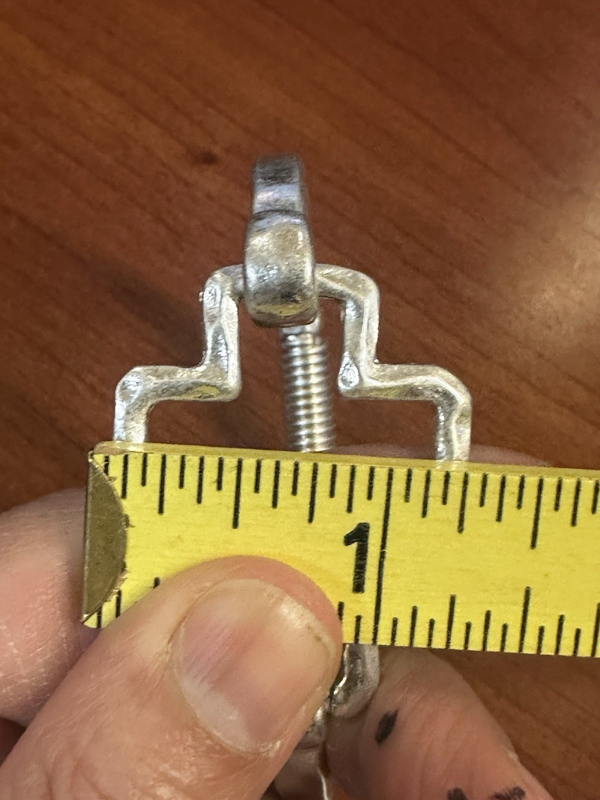 Hammered Open Cross Hinge Spring Silver Tone Cuff… - image 3