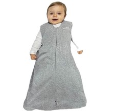 HALO Innovations SleepSack Wearable Blanket Micro Fleece Gray S 0-6 Month EUC