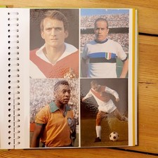 [Aral Bergmann World Cup 1966] Full Set 37 Postcards - Players Unglued - Pele
