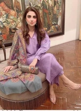 GoSriKi Women's Rayon Viscose Solid Straight Pakistani Kurta with Pant & Dupa...