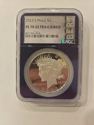 2023-S Peace Silver Dollar $1 PF 70 Ultra Cameo NGC