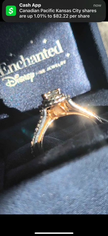 ANILLO DE COMPROMISO Y BANDA NUPCIAL TALLA 7 Foto 2 de 4