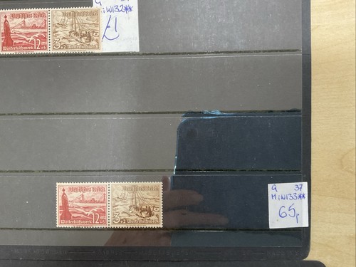 German Reich Pairs/Blocks Mint And Used 1936-1938 In 6 Stock Pages G212 - Imagen 8 de 17