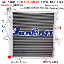 2 Row Aluminum Radiator Fit 1998-2010 Ford Explorer Ranger Mazda Mercury 4.0l V6 2 Row Aluminum Radiator Fit 1998-2010 Ford Explorer Ranger Mazda Mercury 4.0l V6