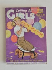 CALLING ALL GIRLS #57 -Jan. 1960- DACHSHUND cover - CAROL HEISS article - COMICS