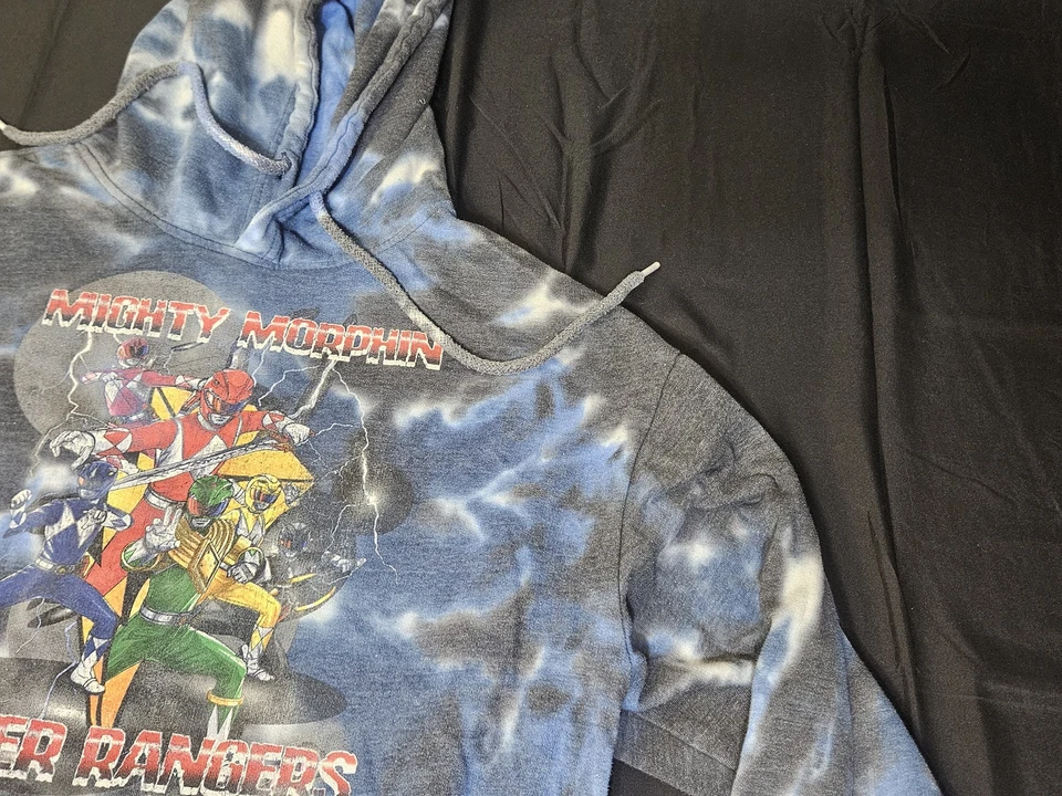 Sudadera con Capucha Power Rangers Para Hombre Grande Mighty Morphin Pullover Sudadera Foto 3 de 4