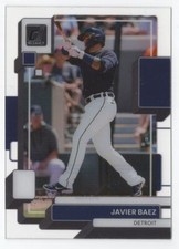 2022 DONRUSS CLEARLY BASEBALL Javier Baez Chicago Cubs #47 R7