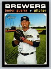 2020 Topps Heritage Base #368 - Junior Guerra - Milwaukee Brewers