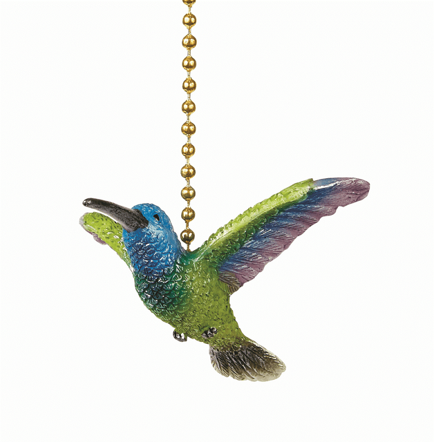 Colorful Hummingbird Ceiling Fan Pull Purple Blue And Green Hummingbird Ceiling Fan Pull