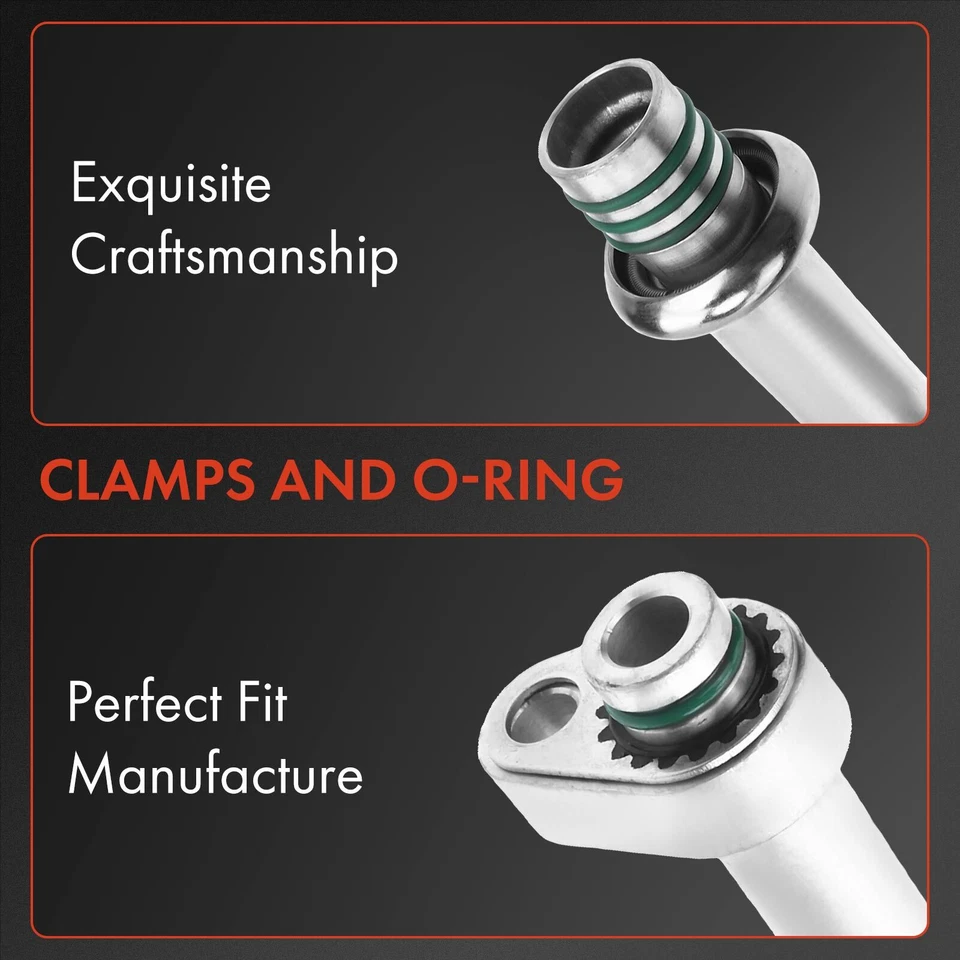 Manguera de línea de succión de aire acondicionado para Ford Crown Victoria Lincoln Town Car 2006-2011 Mercury Foto 2 de 4