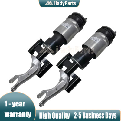 Pair Front Air Suspension Shocks For 16-22 Tesla Model X 75D 90D P90D P100D AWD