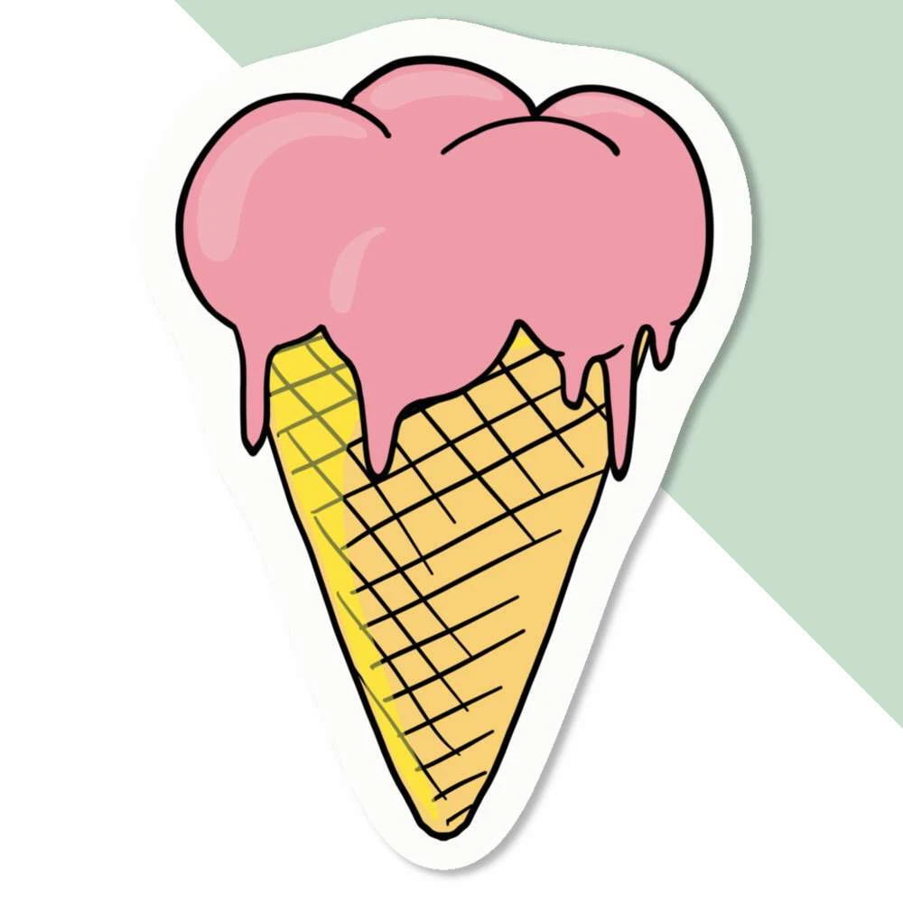 Melting ice clearance cream cone