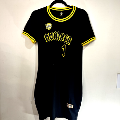 N1DP Number One Draft Pick N1DP Womens 2X Basketball Black & Yellow Jersey  Dress | eBay