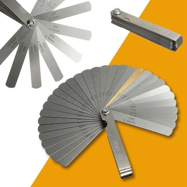 32 Blade Feeler Gauge Dual Reading Combination Feeler Gauge Metric