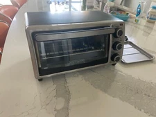 BLACK+DECKER TO1755SB Natural Convection Toaster Oven Stainless Steel - Silver