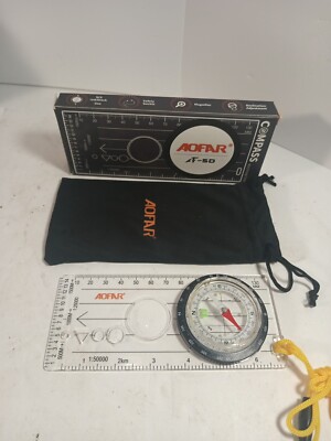 AOFAR  sf-5d Multifunction Compass Clear (metric)