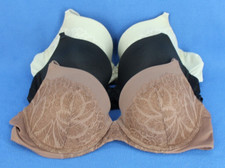Auden The Icon Underwire Lined Demi Bra Bundle Lot Size 34B E1906