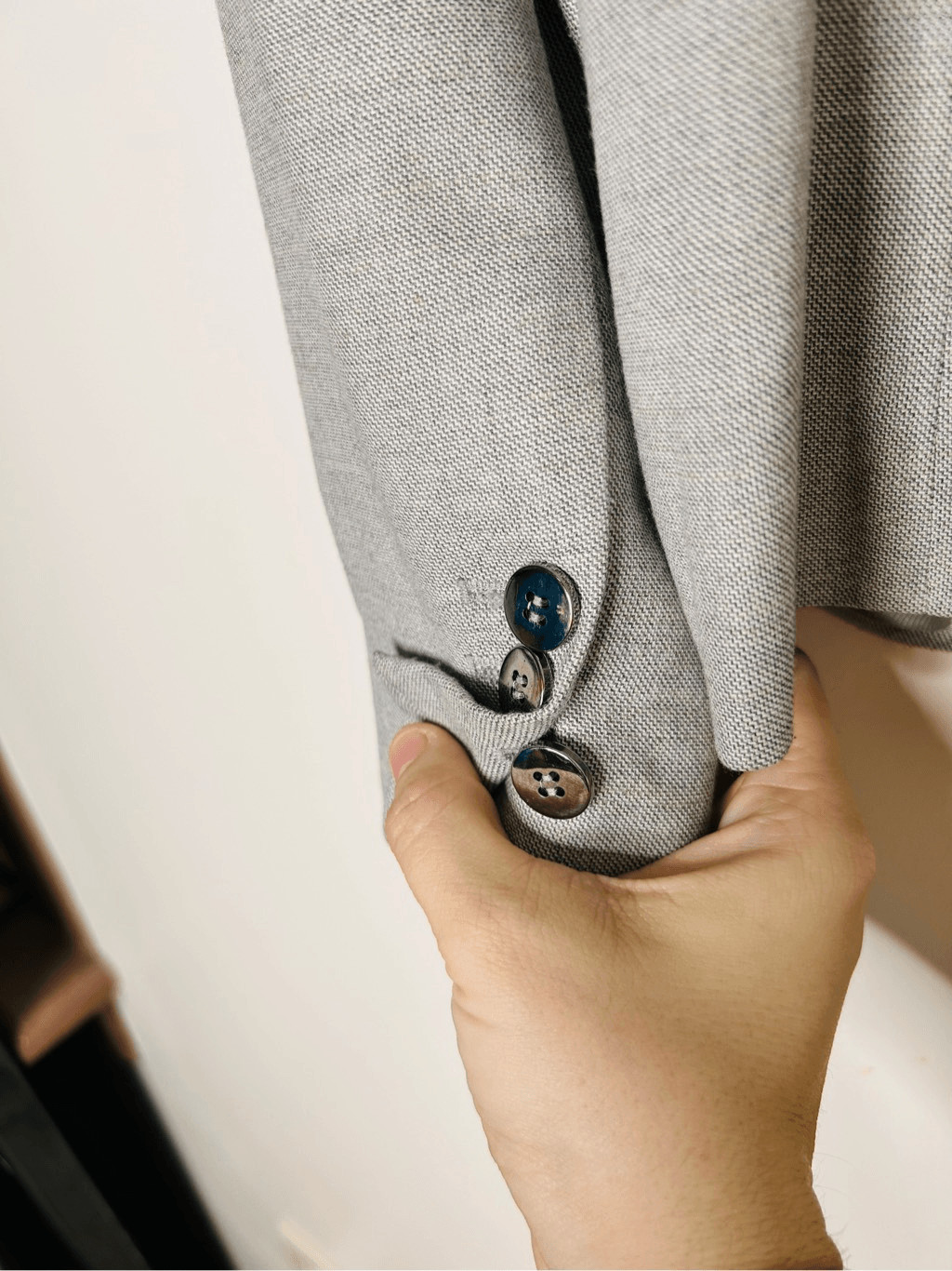 Zara Basic Grey Blazer Size Small - image 8