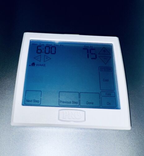 PRO1 Thermostat A/C Heat Control Touchscreen IAQ 955WH + Base Module 2 PC $389 - Picture 6 of 11
