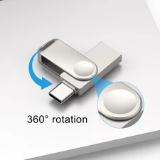 32GB 64GB 128GB Dual Drive 2 in 1 Flash Drive High-Speed Data Transfer ≥100MB/S