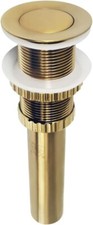 Kingston Brass EV8417 Coronet Push Pop-Up Bathroom Sink Drain Without Overflow