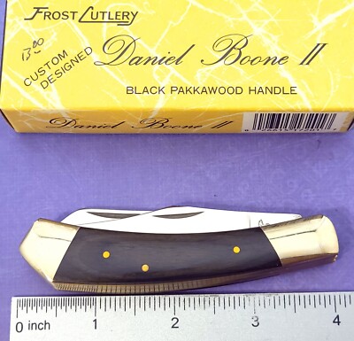 Frost Cutlery Knife Made in Japan 1980'S Daniel Boone II Sowbelly