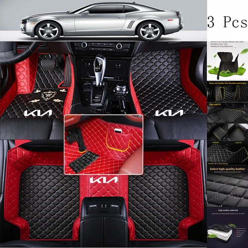 Fit for KIA All Series Car Floor Mats Auto Luxury Custom Waterproof Carpets Mats - Picture 15 of 36