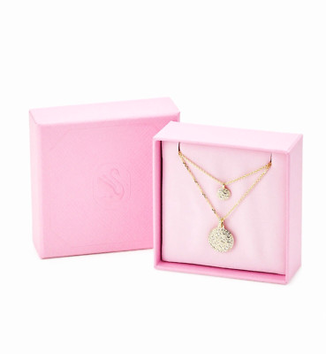 New in Gift Box 100% SWAROVSKI 5683442 Gold Sublima Layered Pendant ...