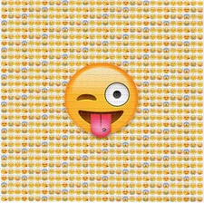 EMOJI's BLOTTER ART perforated sheet paper psychedelic art