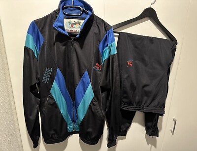 Puma Trainingsanzug Size M Retro Vintage Tracksuit Puma