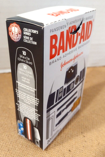 Star Wars Band-Aid Bandages Unopened Box/Darth Vader/R2-D2/20 Band-Aids - Picture 2 of 3
