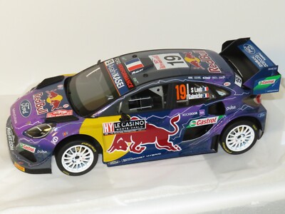 1/18 Ford Puma Rally1 Red Bull Winner Rally Monte Carlo 2022