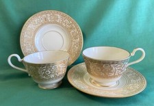 Franciscan china "RENAISSANCE GOLD" pattern 2 CUP SAUCER SETS