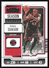 2023-24 Panini Contenders #30 Pascal Siakam Season Ticket Retail