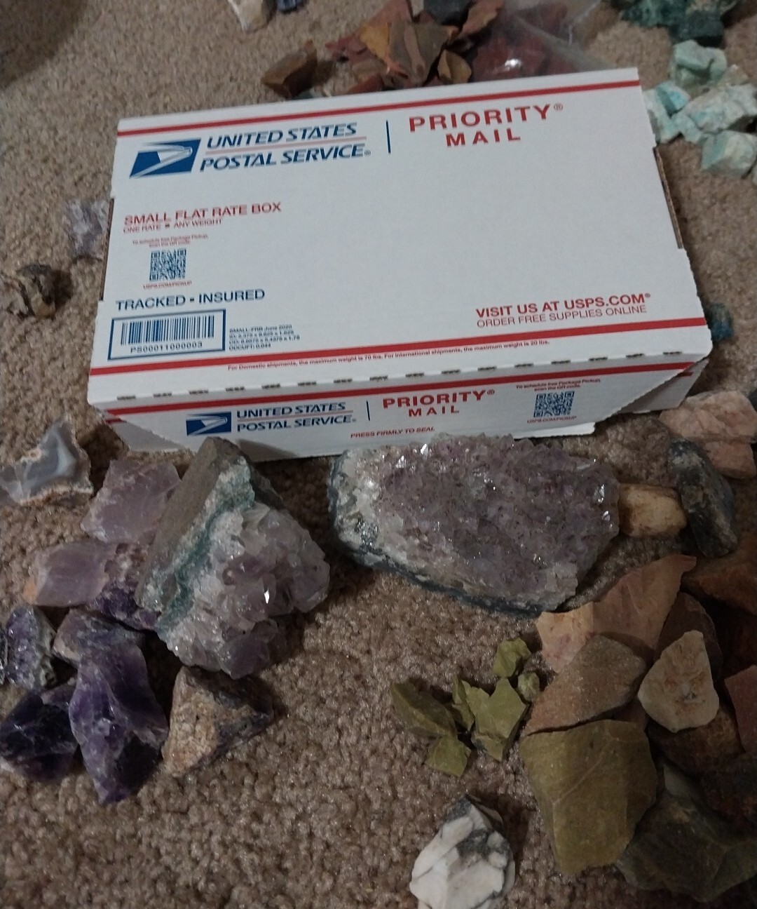 Treasure Gemstone Paydirt Small Flat Rate Box eBay