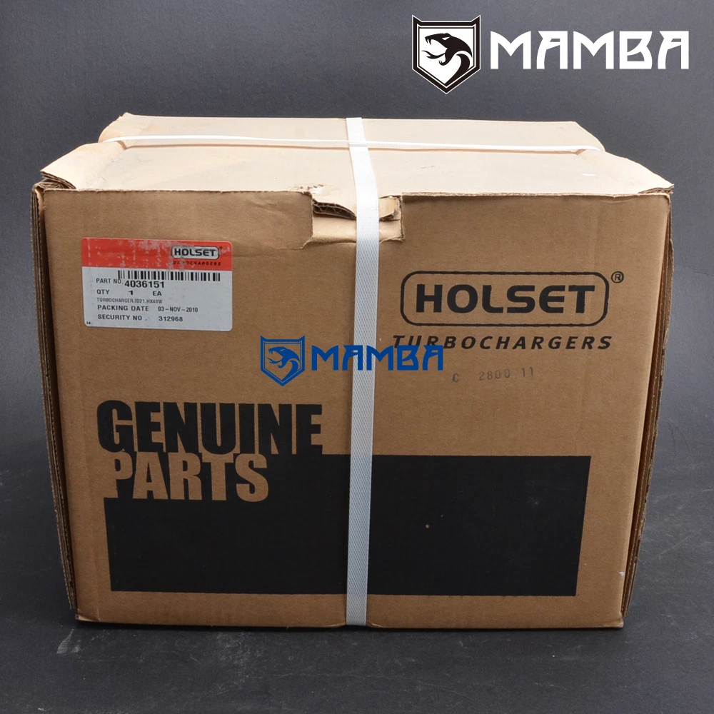 OEM Genuine Turbocharger Holset HX40W 4036151 For Cummins 6CTAA  