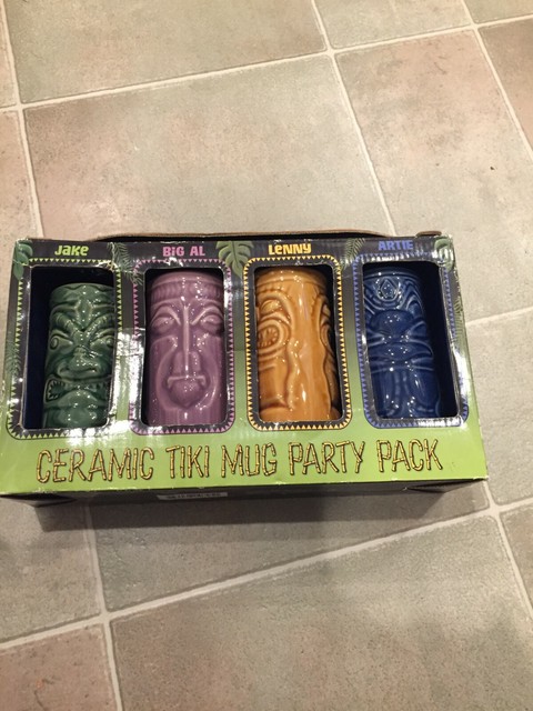 4 Scorpion Bowl Flaming Hawaiian Tiki Mug Drink Commercial Grade For Sale Ebay