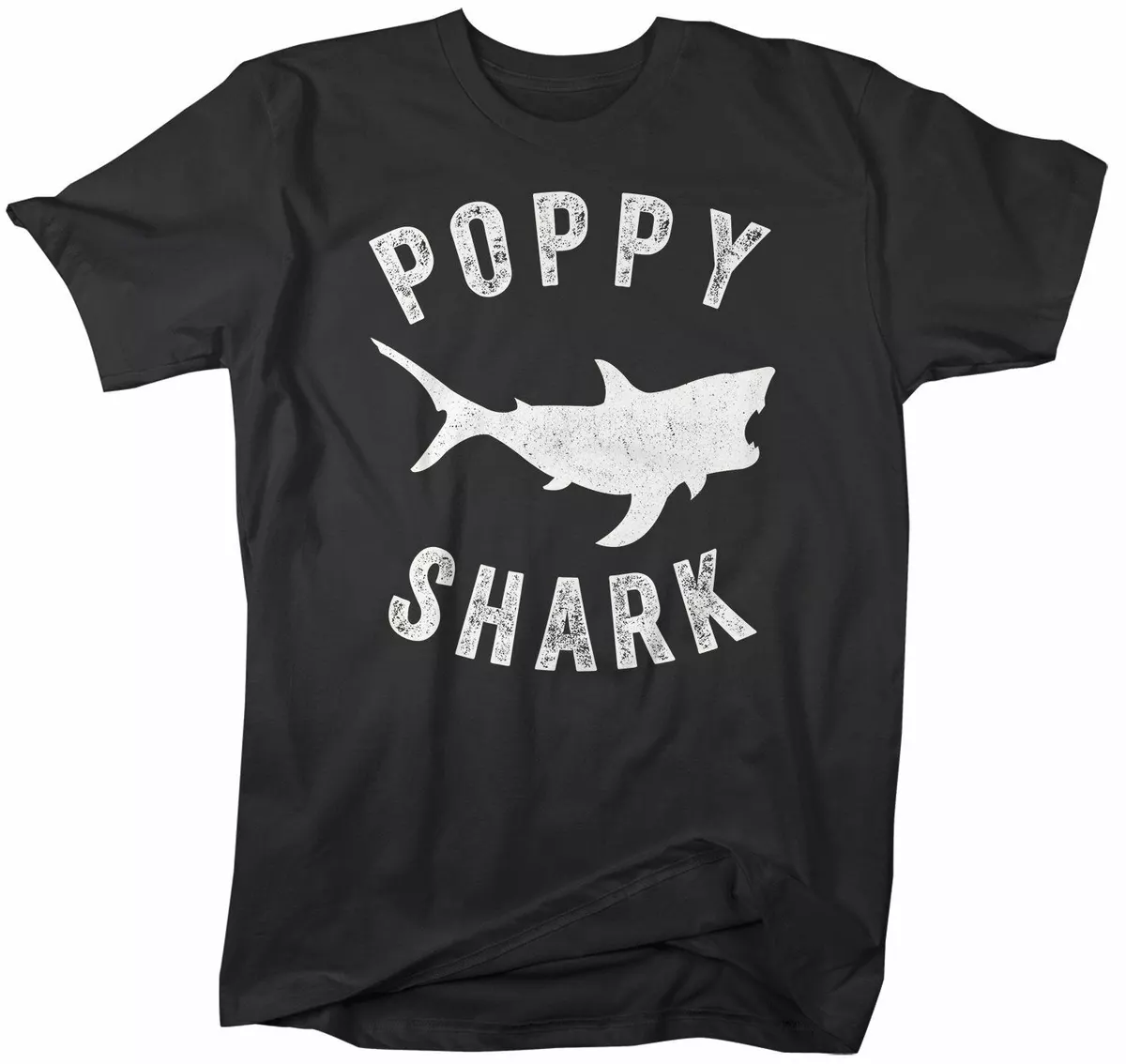 Men s Poppy Shark T Shirt Shark Shirts Matching Poppy TShirt
