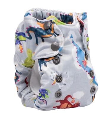 2 Smart Bottoms Born Smart 2.0 Newborn Diapers (Dragon Dreams)