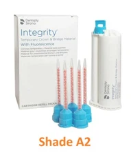 DentSply Integrity Temporary Crown & Bridge Cartridge Refills 76gm Shade A2
