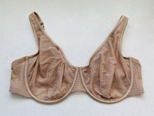 ThirdLove Bra Unlined Modern Mesh Scoop Lightweight Underwire Beige 40D EUC