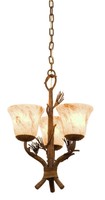 Kalco Ponderosa 3-light Shaded Chandelier Kalco Ponderosa 3-light Shaded Chandelier