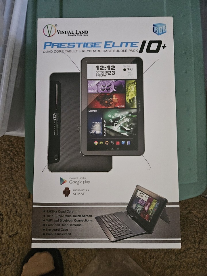 Visual Land Prestige 10 - never used tablet in original box. s | eBay