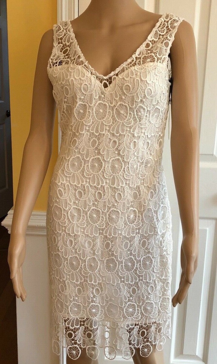 BB Dakota Dress Womens Allium Lace Ivory White Wedding Party Romantic NEW