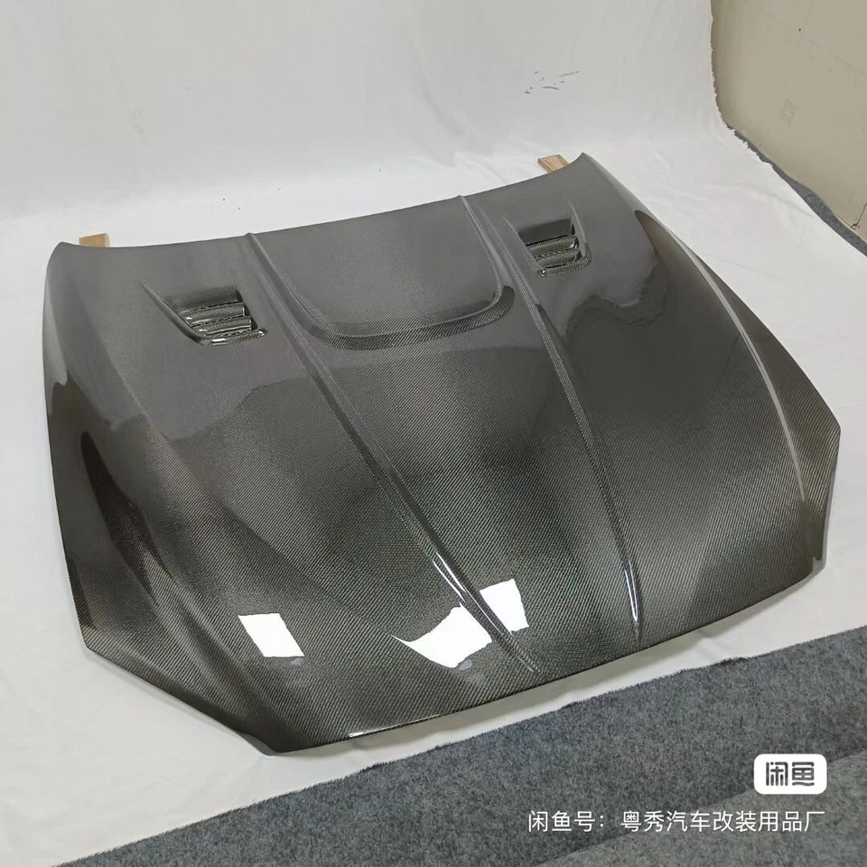 Cubierta del panel del capó del capó del motor de fibra de carbono real para BMW M6 F06 F12 F13 2012-19 Foto 2 de 3