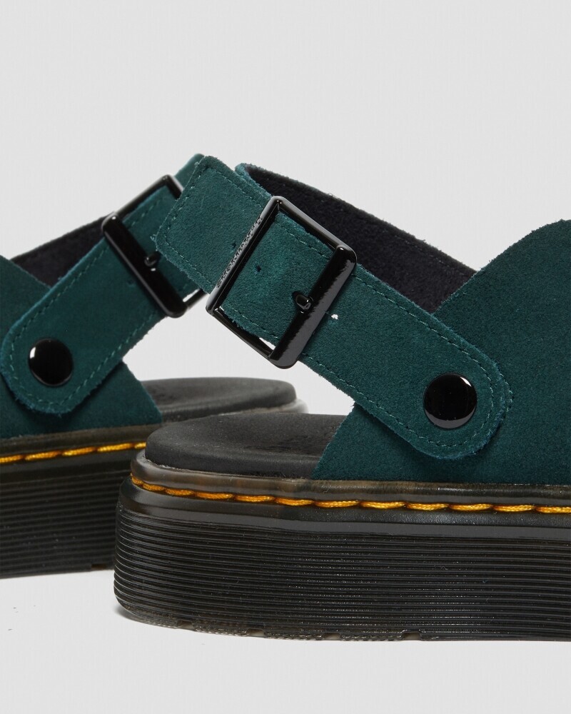 Dr.Martens Carlson Racer Suede Green 27410286 UK8 # | eBay