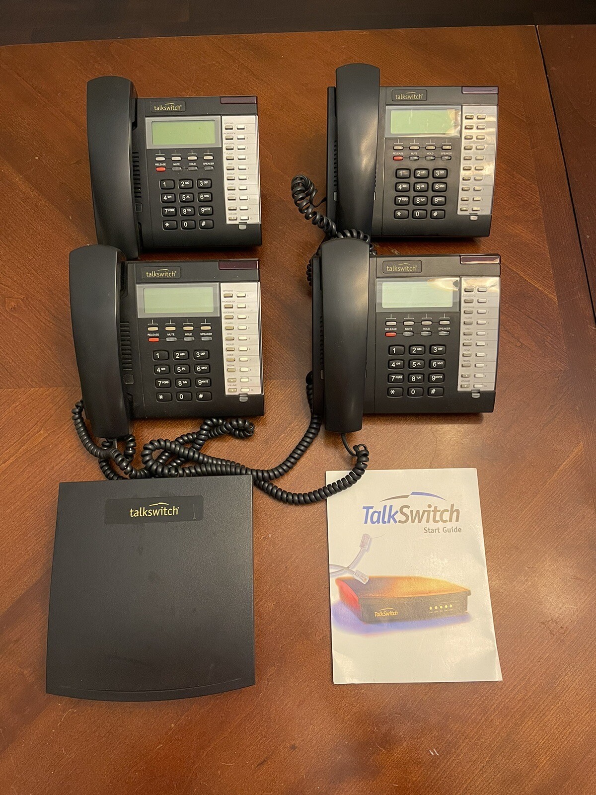 TalkSwitch CT.TS001.1 VoIP Phone System 4 lines 8 extensions 4 phones