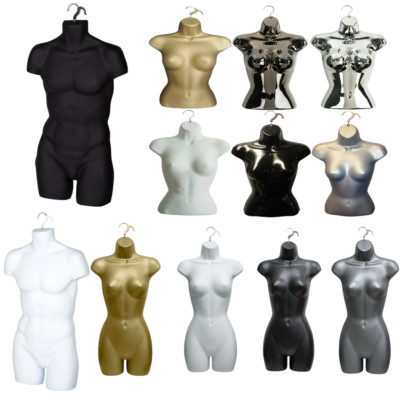 Neue männliche/weiblich/Kinder hängende Körper Schaufensterpuppe Form Top Qualität Torso Display Büste